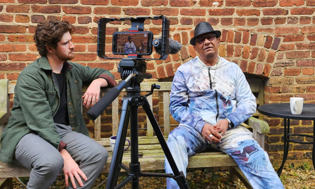 Paul D. being interviewed by Ethan