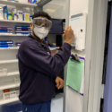 Avanish at nurse's station